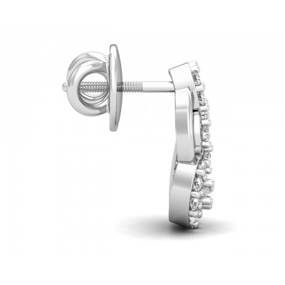Gail Round Brilliant Diamond Earrings